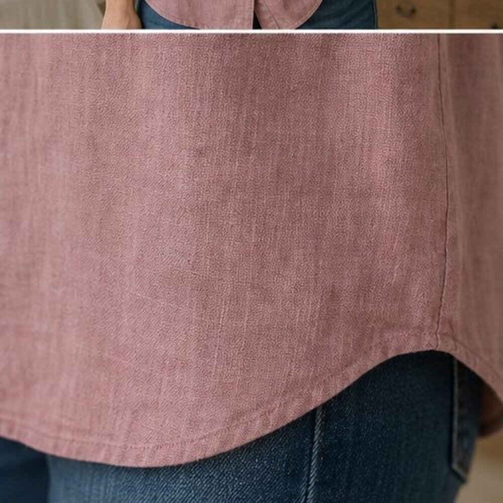 Rust Peplum Top - Picture 6 of 6